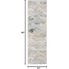 image:imageNourison Home Glam Grey Multicolor 710 x 910 Area Rug  Easy Clean Non Shedding Bed Room Living Room Dining Room Kitchen 8 x 10Grey Multicolor