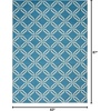 image:imageNourison Home Jubilant Grey 6 x 9 Area Rug  Easy Clean Non Shedding Bed Room Living Room Dining Room Kitchen 6 x 9Blue