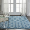 image:imageNourison Home Jubilant Grey 6 x 9 Area Rug  Easy Clean Non Shedding Bed Room Living Room Dining Room Kitchen 6 x 9Blue