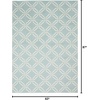 image:imageNourison Home Jubilant Grey 6 x 9 Area Rug  Easy Clean Non Shedding Bed Room Living Room Dining Room Kitchen 6 x 9Green