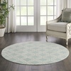 image:imageNourison Home Jubilant Grey 6 x 9 Area Rug  Easy Clean Non Shedding Bed Room Living Room Dining Room Kitchen 6 x 9Green