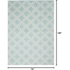 image:imageNourison Home Jubilant Grey 6 x 9 Area Rug  Easy Clean Non Shedding Bed Room Living Room Dining Room Kitchen 6 x 9Green