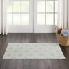 image:imageNourison Home Jubilant Grey 6 x 9 Area Rug  Easy Clean Non Shedding Bed Room Living Room Dining Room Kitchen 6 x 9Green