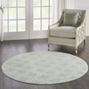 image:imageNourison Home Jubilant Grey 6 x 9 Area Rug  Easy Clean Non Shedding Bed Room Living Room Dining Room Kitchen 6 x 9Green