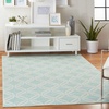image:imageNourison Home Jubilant Grey 6 x 9 Area Rug  Easy Clean Non Shedding Bed Room Living Room Dining Room Kitchen 6 x 9Green