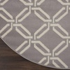 image:imageNourison Home Jubilant Grey 6 x 9 Area Rug  Easy Clean Non Shedding Bed Room Living Room Dining Room Kitchen 6 x 9Grey