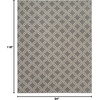 image:imageNourison Home Jubilant Grey 6 x 9 Area Rug  Easy Clean Non Shedding Bed Room Living Room Dining Room Kitchen 6 x 9Grey