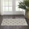 image:imageNourison Home Jubilant Grey 6 x 9 Area Rug  Easy Clean Non Shedding Bed Room Living Room Dining Room Kitchen 6 x 9Grey