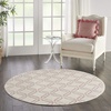 image:imageNourison Home Jubilant Grey 6 x 9 Area Rug  Easy Clean Non Shedding Bed Room Living Room Dining Room Kitchen 6 x 9IvoryPink
