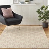 image:imageNourison Home Jubilant Grey 6 x 9 Area Rug  Easy Clean Non Shedding Bed Room Living Room Dining Room Kitchen 6 x 9IvoryPink