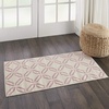 image:imageNourison Home Jubilant Grey 6 x 9 Area Rug  Easy Clean Non Shedding Bed Room Living Room Dining Room Kitchen 6 x 9IvoryPink