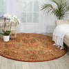 image:imageNourison Home Living Treasures Persian Multicolor 76 x 96 AreaRug EasyCleaning Non Shedding Bed Room Living Room Dining Room Kitchen 8x10Multi Color
