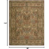 image:imageNourison Home Living Treasures Persian Multicolor 76 x 96 AreaRug EasyCleaning Non Shedding Bed Room Living Room Dining Room Kitchen 8x10Multi Color