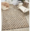 image:imageNourison Home Modern Deco Modern Taupe 53 x 74 AreaRug EasyCleaning Non Shedding Bed Room Living Room Dining Room Kitchen 5x7BlackBeige