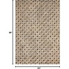 image:imageNourison Home Modern Deco Modern Taupe 53 x 74 AreaRug EasyCleaning Non Shedding Bed Room Living Room Dining Room Kitchen 5x7BlackBeige
