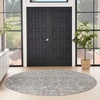 image:imageNourison Home Nyle Charcoal 23 x 10 Area Rug  Easy Clean Non Shedding Bed Room Living Room Dining Room Kitchen 10 RunnerCharcoal