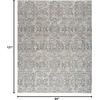 image:imageNourison Home Nyle Charcoal 23 x 10 Area Rug  Easy Clean Non Shedding Bed Room Living Room Dining Room Kitchen 10 RunnerCharcoal