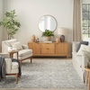 image:imageNourison Home Nyle Charcoal 23 x 10 Area Rug  Easy Clean Non Shedding Bed Room Living Room Dining Room Kitchen 10 RunnerCharcoal