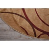 image:imageNourison Home Somerset Abstract Beige 56 x Round Area Rug Easy Cleaning Non Shedding Bed Room Living Room Dining Room Kitchen 6 Round56 Round