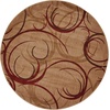 image:imageNourison Home Somerset Abstract Beige 56 x Round Area Rug Easy Cleaning Non Shedding Bed Room Living Room Dining Room Kitchen 6 Round56 Round
