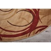 image:imageNourison Home Somerset Abstract Beige 56 x Round Area Rug Easy Cleaning Non Shedding Bed Room Living Room Dining Room Kitchen 6 Round56 Round