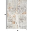 image:imageNourison Home Sparkle Grey 9 x 12 Area Rug  Easy Clean Non Shedding Bed Room Living Room Dining Room Kitchen 9 x 12Grey