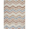 image:imageNourison Home Elation Ivory Multicolor 53 x 73 Area Rug  Easy Clean Non Shedding Bed Room Living Room Dining Room Kitchen 5 x 7Ivory Multicolor
