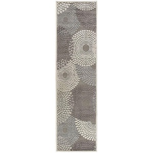 image:imageNourison Graphic Illusions Grey Area Rug 23 x 8