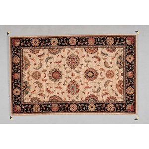 image:imageNourison Home Living Treasures Persian IvoryBlack 36 x 56 AreaRug EasyCleaning Non Shedding Bed Room Living Room Dining Room Kitchen 4x6
