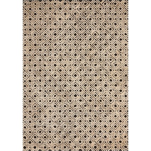 image:imageNourison Home Modern Deco Modern Taupe 53 x 74 AreaRug EasyCleaning Non Shedding Bed Room Living Room Dining Room Kitchen 5x7BlackBeige