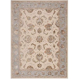 image:imageNourison Ma Serenade Area Rug IvoryGrey 53 x 75 6 x 9 Indoor Living Room Bedroom Dining Room Brown