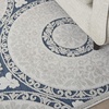 image:imageNourison Home Calobra Taupe 4 x 6 Area Rug  Easy Clean Non Shedding Bed Room Living Room Dining Room Kitchen 4 x 6Blue