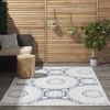 image:imageNourison Home Calobra Taupe 4 x 6 Area Rug  Easy Clean Non Shedding Bed Room Living Room Dining Room Kitchen 4 x 6Blue