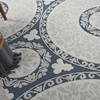 image:imageNourison Home Calobra Taupe 4 x 6 Area Rug  Easy Clean Non Shedding Bed Room Living Room Dining Room Kitchen 4 x 6Blue