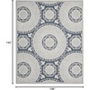 image:imageNourison Home Calobra Taupe 4 x 6 Area Rug  Easy Clean Non Shedding Bed Room Living Room Dining Room Kitchen 4 x 6Blue