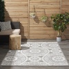 image:imageNourison Home Calobra Taupe 4 x 6 Area Rug  Easy Clean Non Shedding Bed Room Living Room Dining Room Kitchen 4 x 6Taupe