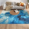 image:imageNourison Home Color Splash Blue Ivory 53 x 73 Area Rug  Easy Clean Non Shedding Bed Room Living Room Dining Room Kitchen 5 x 7Blue Ivory