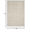 image:imageNourison Home Paxton Geometric Taupe 22 x 45 AreaRug EasyCleaning Non Shedding Bed Room Living Room Dining Room Kitchen 2x4Taupe