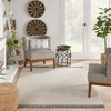 image:imageNourison Home Paxton Geometric Taupe 22 x 45 AreaRug EasyCleaning Non Shedding Bed Room Living Room Dining Room Kitchen 2x4Taupe