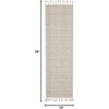 image:imageNourison Home Paxton Geometric Taupe 22 x 45 AreaRug EasyCleaning Non Shedding Bed Room Living Room Dining Room Kitchen 2x4Taupe