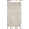 image:imageNourison Home Paxton Geometric Taupe 22 x 45 AreaRug EasyCleaning Non Shedding Bed Room Living Room Dining Room Kitchen 2x4Taupe