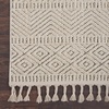 image:imageNourison Home Paxton Geometric Taupe 22 x 45 AreaRug EasyCleaning Non Shedding Bed Room Living Room Dining Room Kitchen 2x4Taupe
