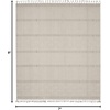 image:imageNourison Home Paxton Geometric Taupe 22 x 45 AreaRug EasyCleaning Non Shedding Bed Room Living Room Dining Room Kitchen 2x4Taupe