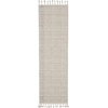 image:imageNourison Home Paxton Geometric Taupe 22 x 45 AreaRug EasyCleaning Non Shedding Bed Room Living Room Dining Room Kitchen 2x4Taupe