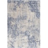 image:imageNourison Home Sleek Textures Modern IvoryGrey 53 x 73 Area Rug Easy Cleaning Non Shedding Bed Room Living Room Dining Room Kitchen 5x7Ivory Blue