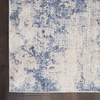 image:imageNourison Home Sleek Textures Modern IvoryGrey 53 x 73 Area Rug Easy Cleaning Non Shedding Bed Room Living Room Dining Room Kitchen 5x7Ivory Blue