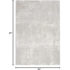 image:imageNourison Home Sleek Textures Modern IvoryGrey 53 x 73 Area Rug Easy Cleaning Non Shedding Bed Room Living Room Dining Room Kitchen 5x7IvoryGrey