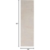 image:imageNourison Home Sleek Textures Modern IvoryGrey 53 x 73 Area Rug Easy Cleaning Non Shedding Bed Room Living Room Dining Room Kitchen 5x7IvoryGrey