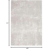 image:imageNourison Home Sleek Textures Modern IvoryGrey 53 x 73 Area Rug Easy Cleaning Non Shedding Bed Room Living Room Dining Room Kitchen 5x7IvoryGrey