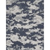 image:imageNourison Home Textured Contemporary Abstract IvoryGrey 710 x 910 Area Rug Easy Cleaning Non Shedding Bed Room Living Room Dining Room Kitchen 8x10BlueGrey